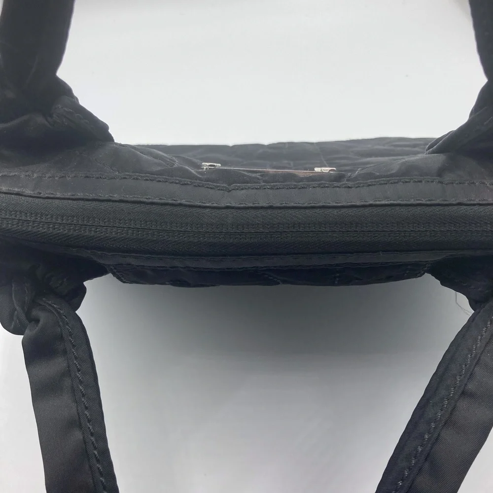 MARC BY MARC JACOBS WORKWEAR LAPTOP BAG, VINTAGE NO SHOULDER STRAP,BLACK QUILTED